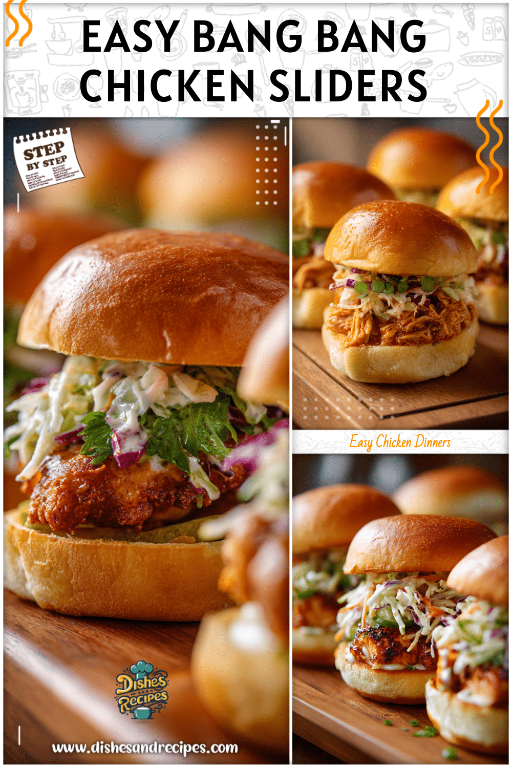 Bang Bang Chicken Sliders: Easy Weeknight Dinner Recipe 2 Bang Bang Chicken Sliders Recipe