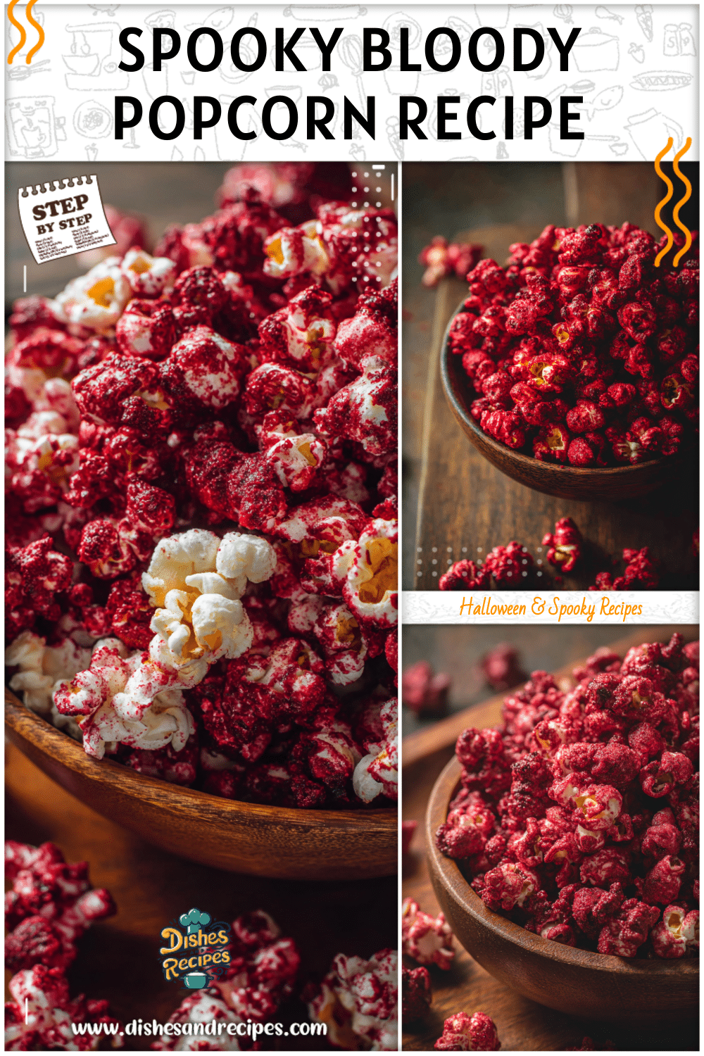 Bloody Red Velvet Popcorn for Spooky Halloween Nights 2 Bloody Red Velvet Popcorn for Spooky Halloween Nights