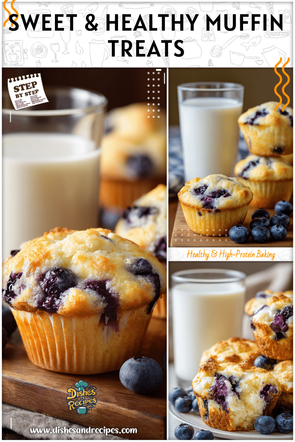 Blueberry Cottage Cheese Muffins: Healthy Sweets Idea 2 Blueberry Cottage Cheese Muffins Healthy Sweets Idea