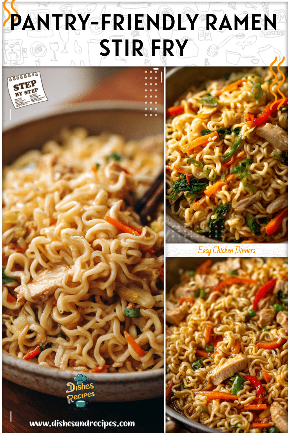 Canned Chicken Ramen Noodles Stir Fry 2 Canned Chicken Ramen Noodles Stir Fry
