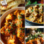 Cheap & Easy Meals for 2: Butter Chicken Recipe 5 Serving bowl with buttery chicken and herbs, an ideal Cheap Easy Meals For 2 option.