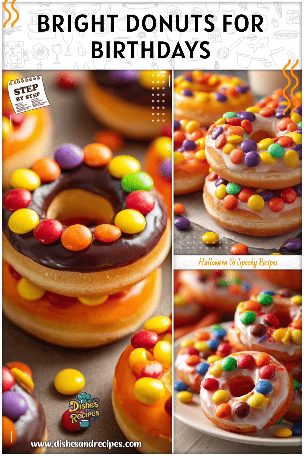 Colorful Donut Candy Snacks for Fall Birthdays 2 Colorful Donut Candy Snacks for Fall Birthdays