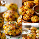 Dairy Free Squash Recipes | Easy Appetizer Tot Bites 5 Dairy free baked yellow squash bites on a serving tray ready for appetizers