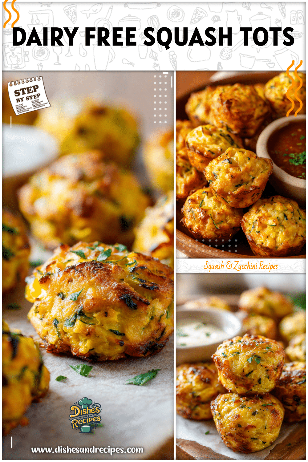 Dairy Free Squash Recipes | Easy Appetizer Tot Bites 2 Dairy Free Squash Recipes Easy Appetizer Tot Bites