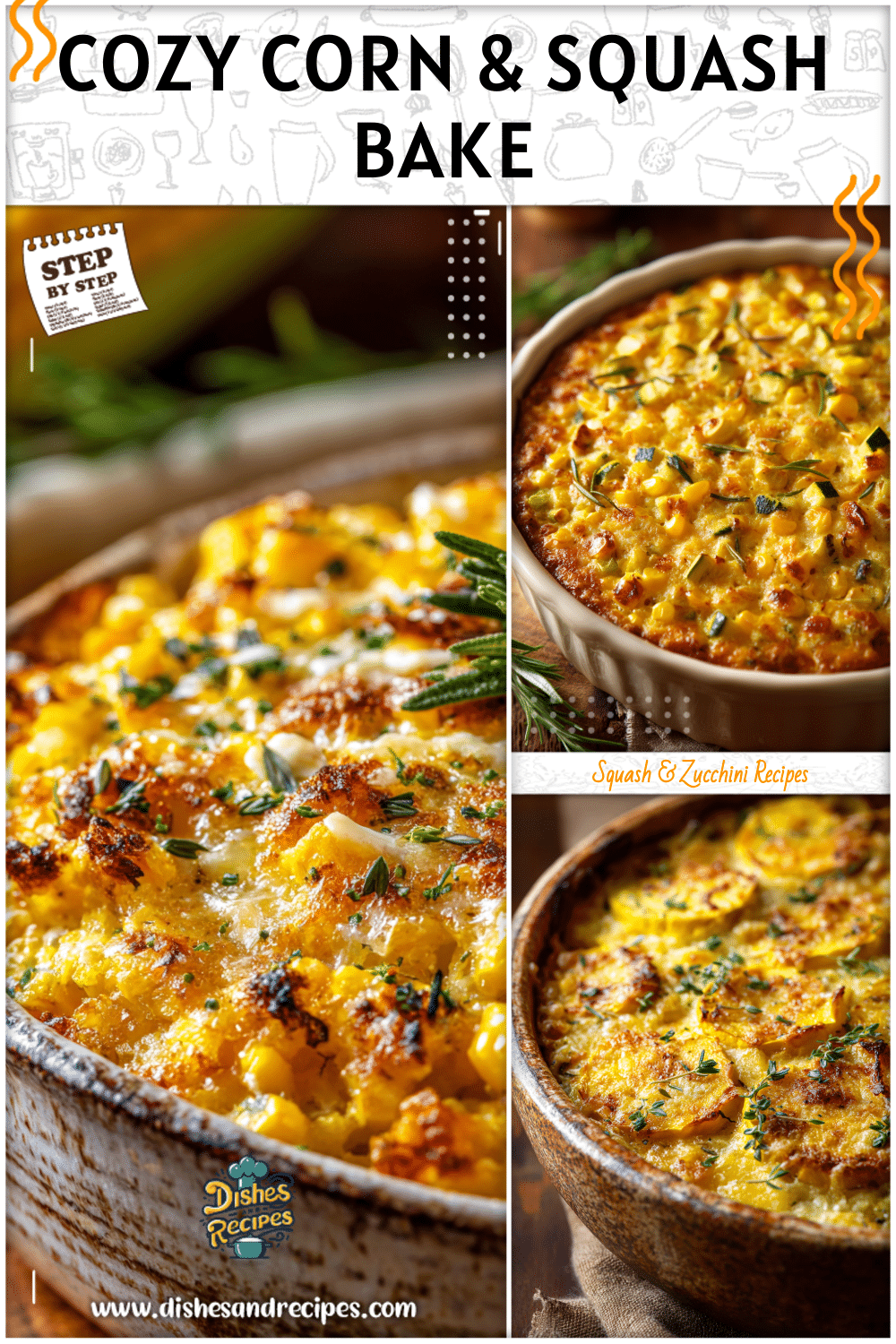 Delicious Corn & Squash Casserole for Cozy Dinners 2 Delicious Corn & Squash Casserole for Cozy Dinners