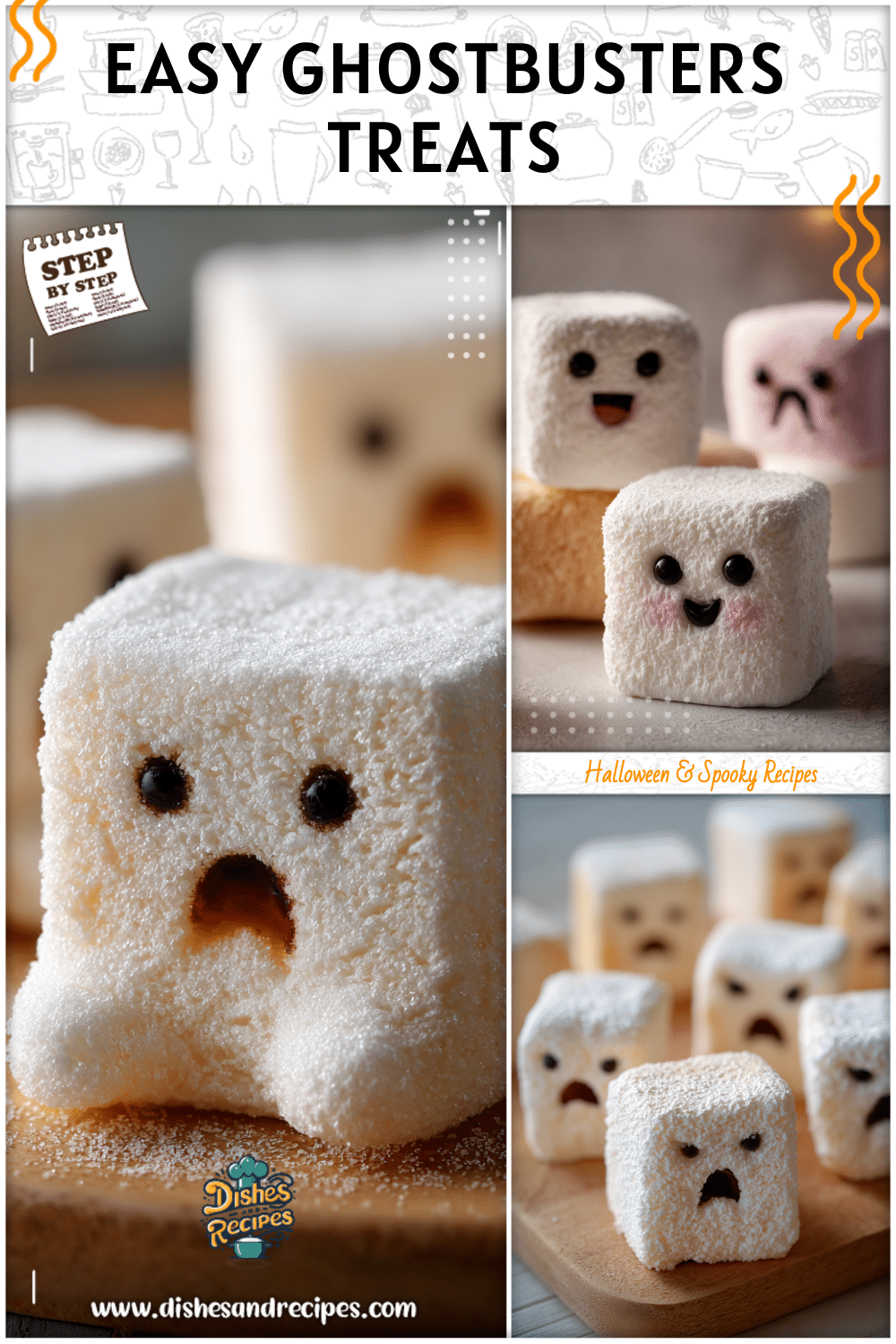 Easy Ghostbusters Marshmallows for Halloween Parties 2 Easy Ghostbusters Marshmallows for Halloween Parties