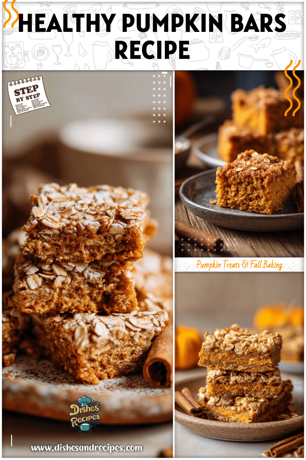 Easy Pumpkin Bars Recipe Healthy & Perfect for Breakfast 2 Easy Pumpkin Bars Recipe Healthy Perfect for Breakfast
