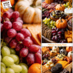 Fall Appetizers & Halloween-Themed Charcuterie Boards 5 A festive Halloween-themed charcuterie board surrounded by seasonal fall appetizers.