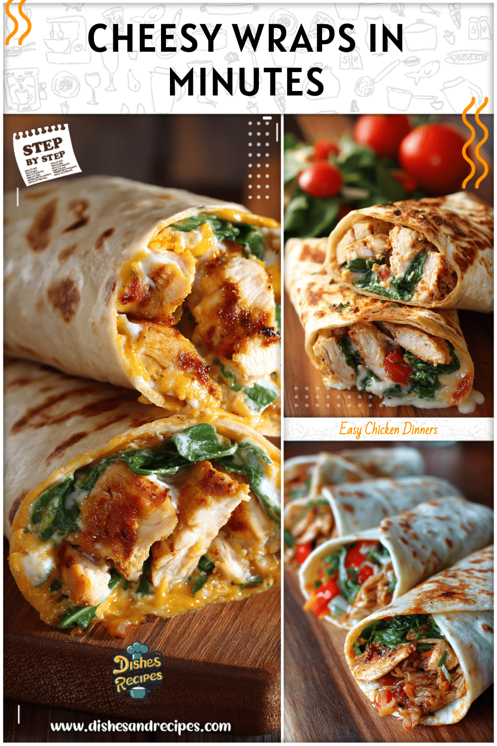 Fast, Flavorful Cheesy Garlic Chicken Wraps Anyone Can Make 2 Fast, Flavorful Cheesy Garlic Chicken Wraps Anyone Can Make