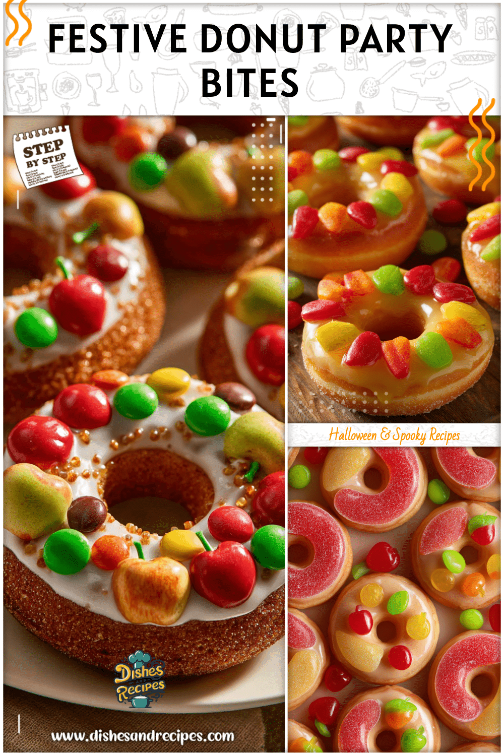 Festive Donuts for Social Hour & Parties