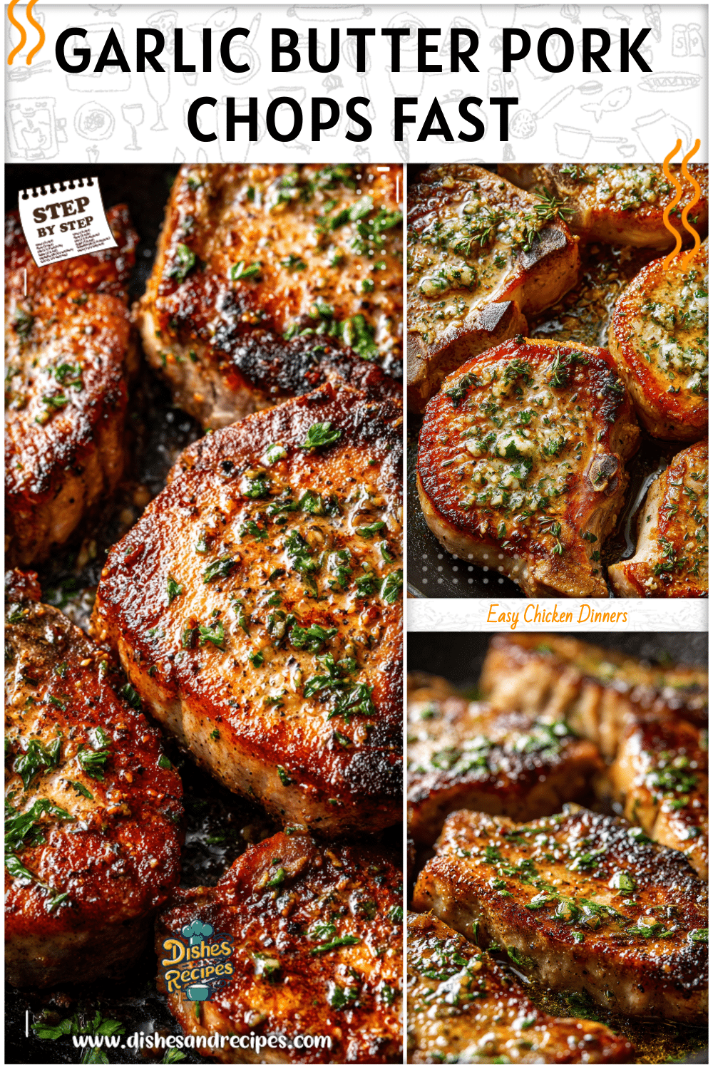 Garlic Butter Pan Seared Pork Chops in 20 Minutes 2 Garlic Butter Pan Seared Pork Chops in 20 Minutes