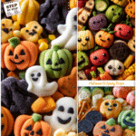 Halloween Shaped Food & Snack Platter For Kids Parties 5 Halloween party platter filled with Halloween shaped food and kid friendly finger snacks