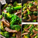 Healthy Chinese Beef & Broccoli Skillet 5 Healthy Chinese beef and broccoli skillet with tender beef slices and vibrant broccoli florets.