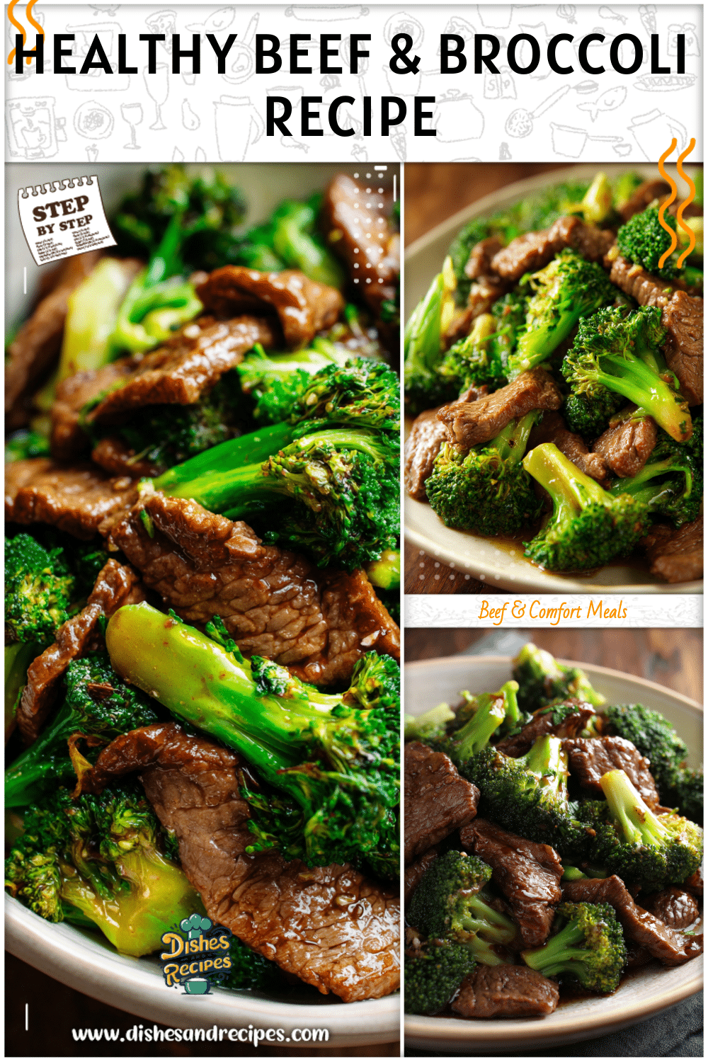 Healthy Chinese Beef and Broccoli (Quick Dinner) 2 Healthy Chinese Beef and Broccoli Quick Dinner