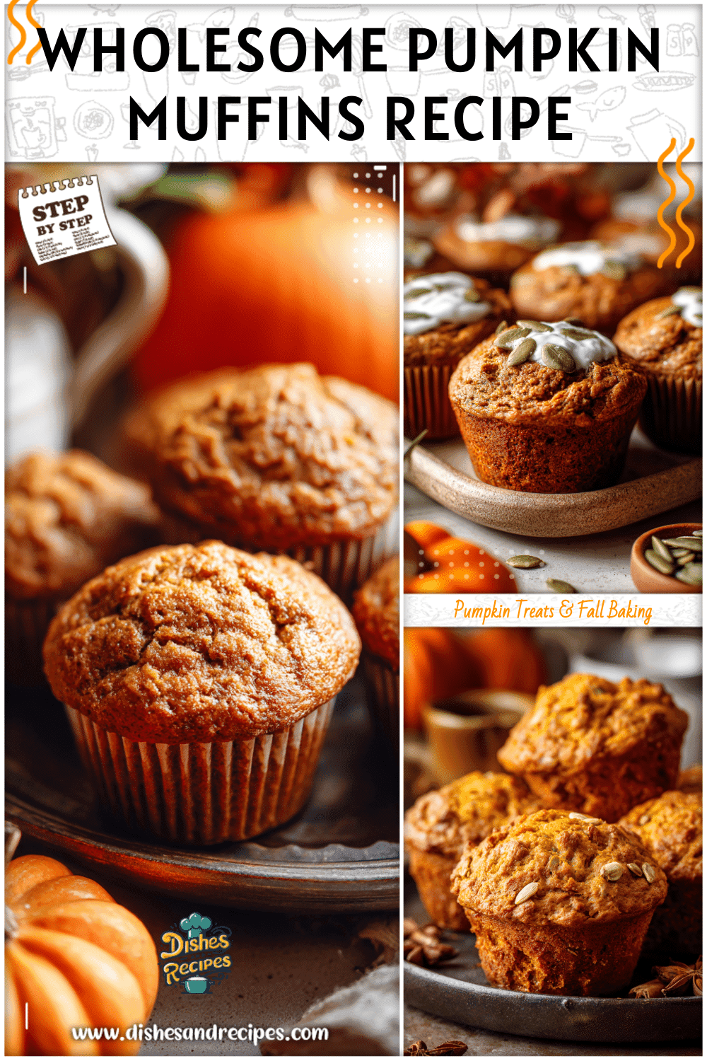 Healthy Greek Yogurt Pumpkin Muffins Recipe