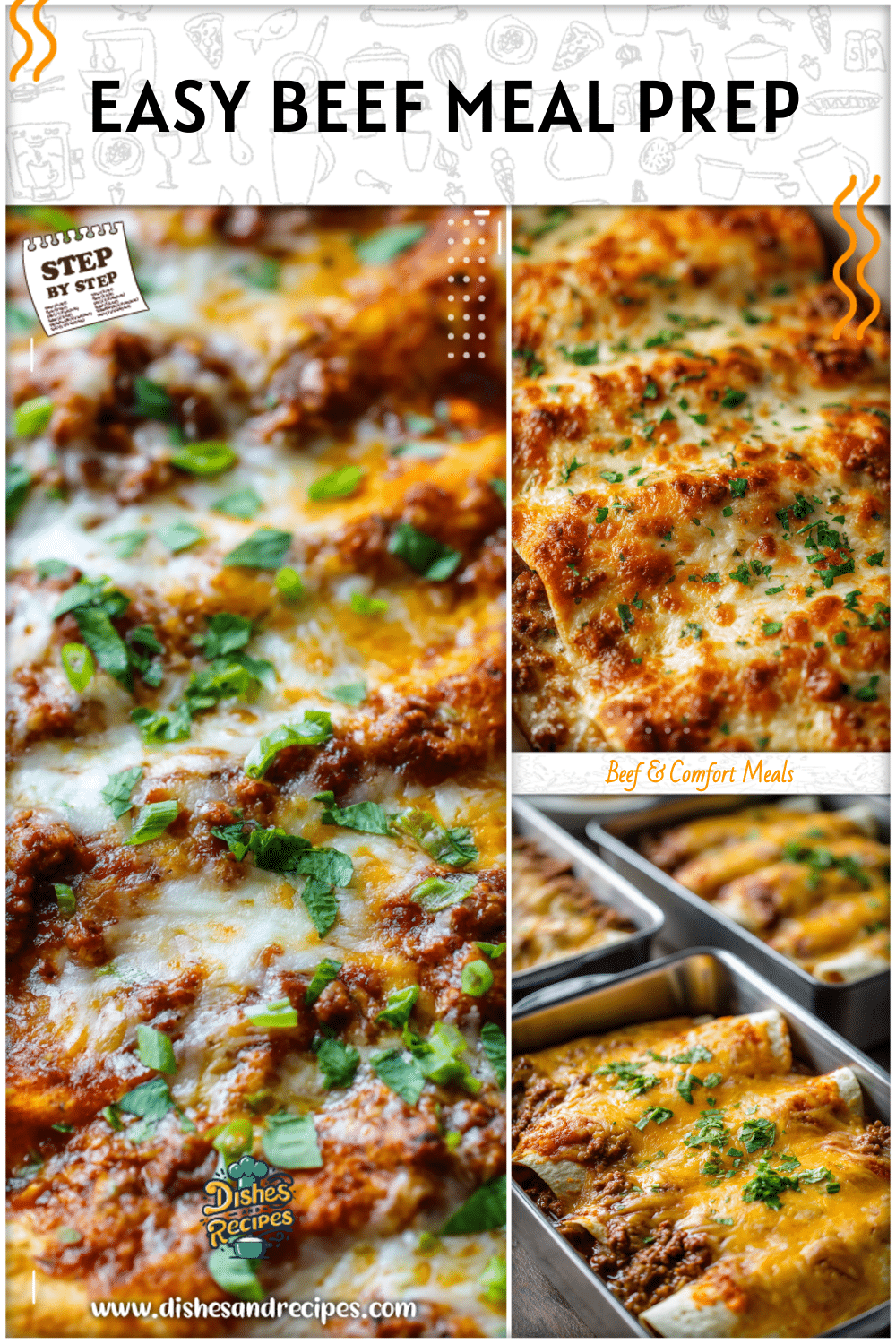 Meal Prep Made Easy: Cheesy Ground Beef Enchiladas 2 Meal Prep Made Easy: Cheesy Ground Beef Enchiladas