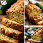 Moist Zucchini Squash Bread to Bake Today 5 Moist zucchini squash bread loaf on a cooling rack with slices displayed