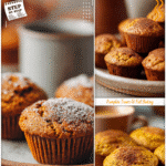 Pumpkin Muffins Without Flour for Guilt-Free Snacking 5 Pumpkin muffins without flour topped with cinnamon on a ceramic plate