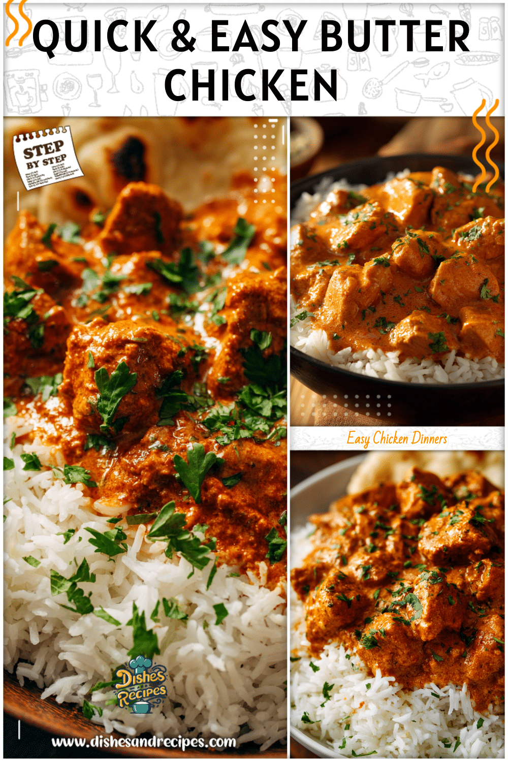 Quick & Easy Homemade Butter Chicken Dinner 2 Quick & Easy Homemade Butter Chicken Dinner