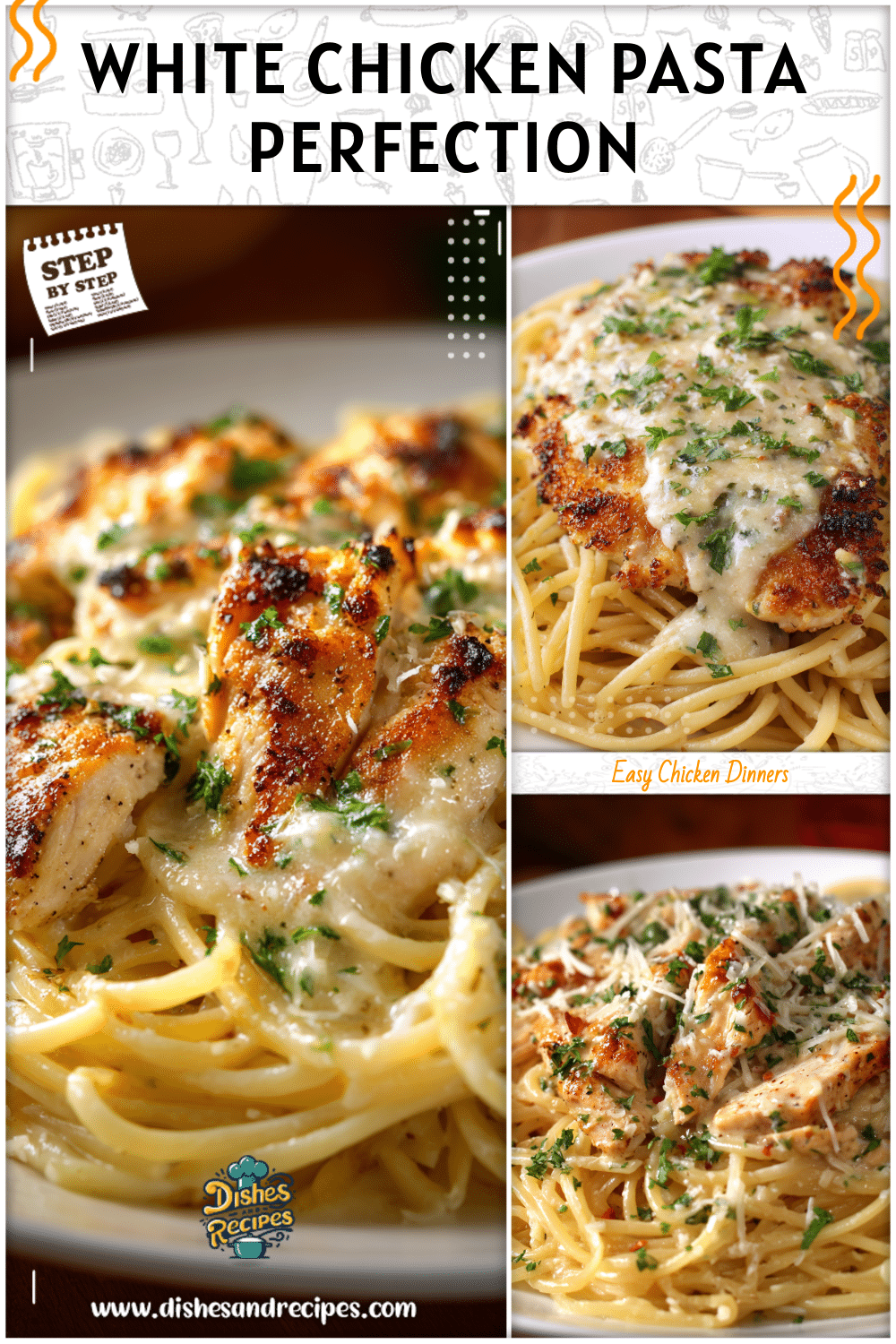 White Chicken Parmesan Pasta Recipe Anyone Can Make 2 White Chicken Parmesan Pasta Recipe Anyone Can Make