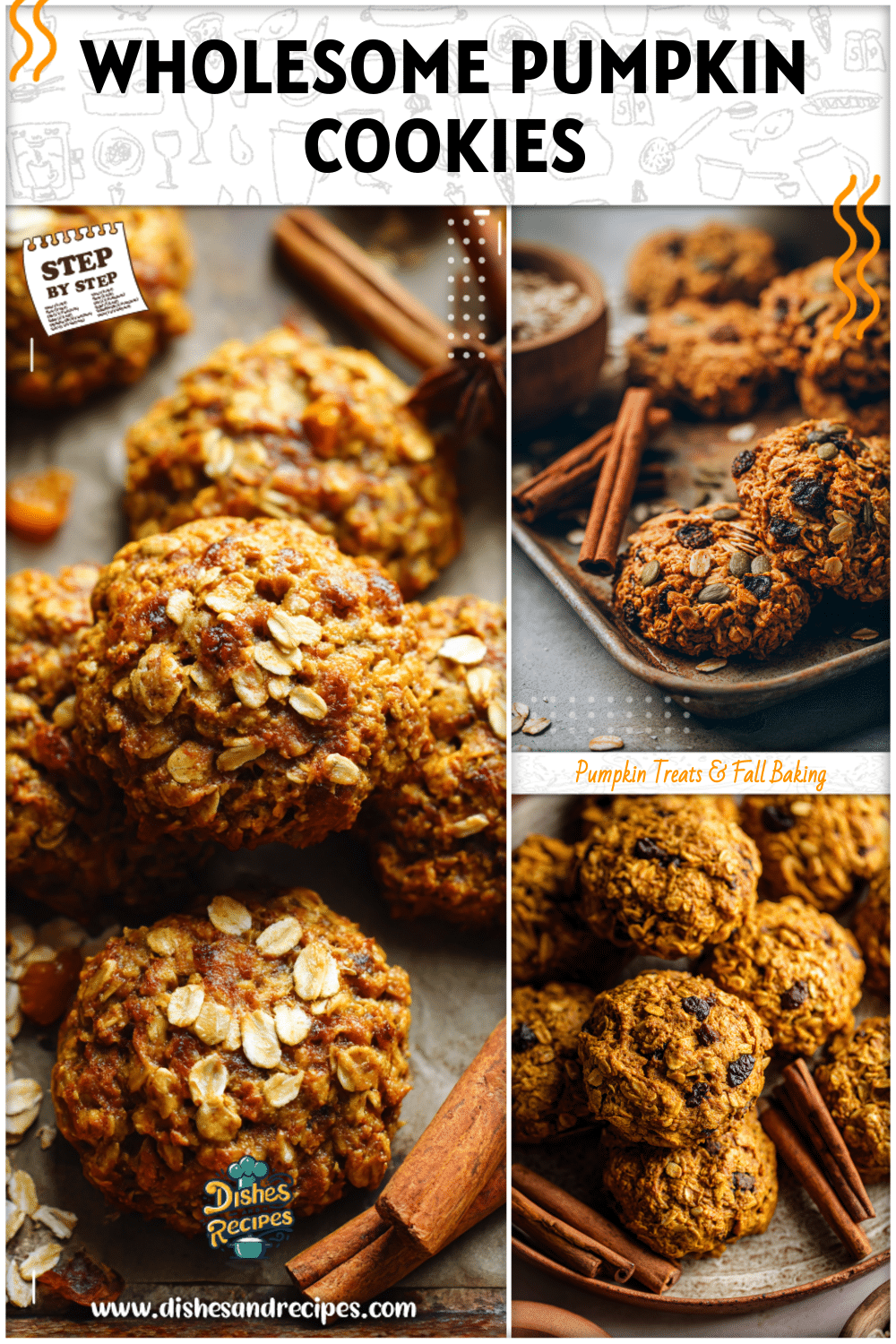 Wholesome Pumpkin Oats Cookies Recette 2 Wholesome Pumpkin Oats Cookies Recette