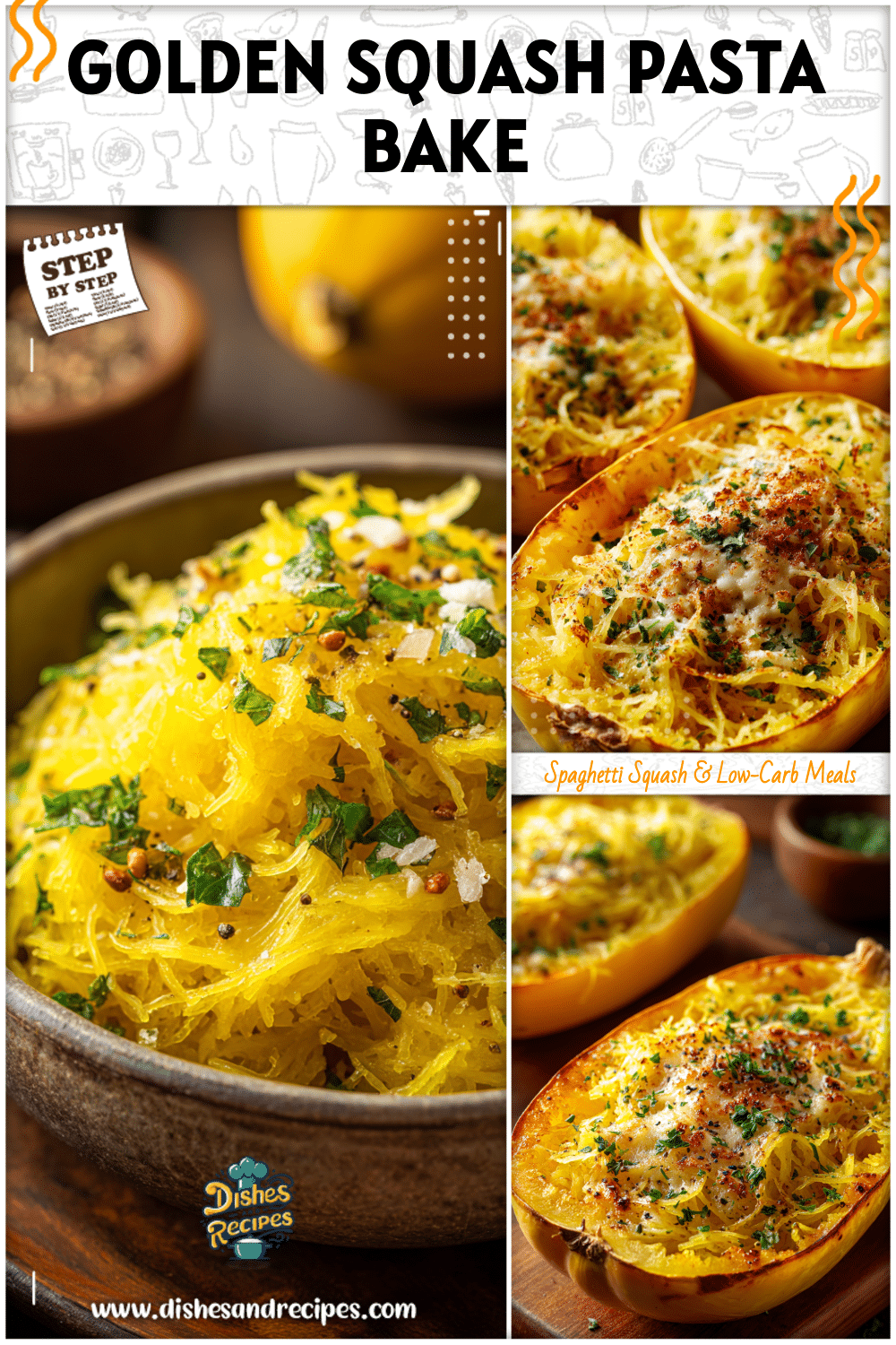 Yellow Spaghetti Squash Recipes: Easy Baked Pasta 2 Yellow Spaghetti Squash Recipes Easy Baked Pasta