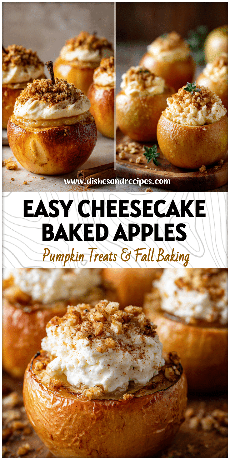 4-Ingredient Cheesecake Stuffed Baked Apples You’ll Obsess Over