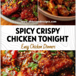Crispy Spicy Chinese Chicken Thigh Recipes for Easy Weeknight Dinners 5 Plate of spicy Chinese chicken thighs garnished with sesame seeds and green onions, styled restaurant-style.