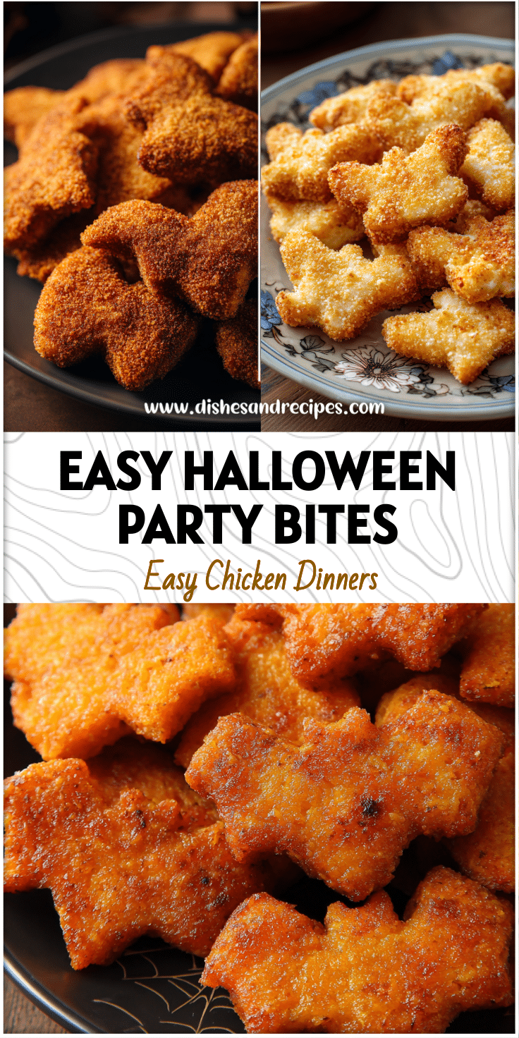 Cute Bat-Shaped Chicken Nuggets for Easy Halloween Parties 4 Cute Bat-Shaped Chicken Nuggets for Easy Halloween Parties
