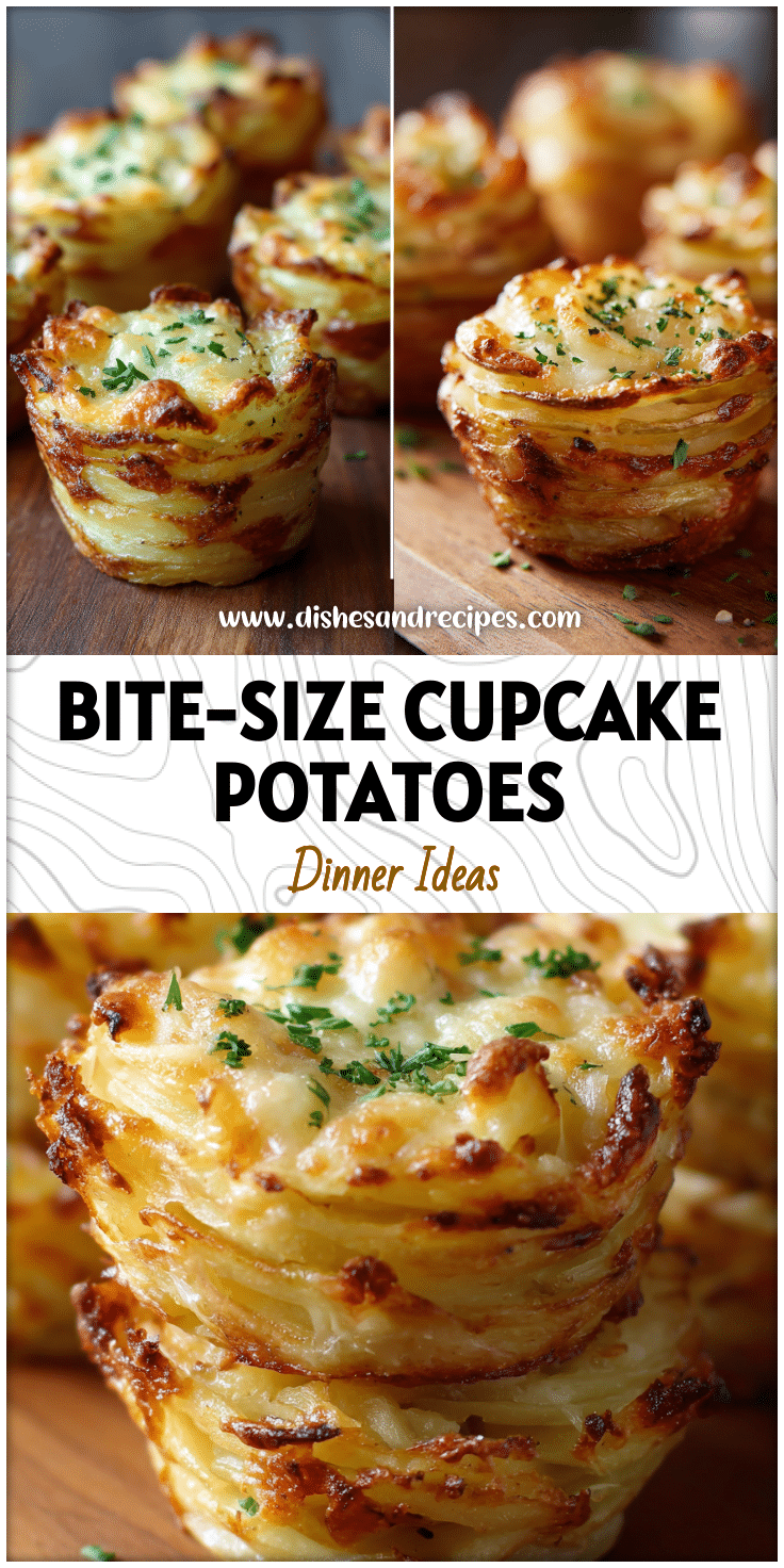 Easy Cupcake Potatoes: Simple Potato Appetizers in Muffin Cups 4 Easy Cupcake Potatoes: Simple Potato Appetizers in Muffin Cups