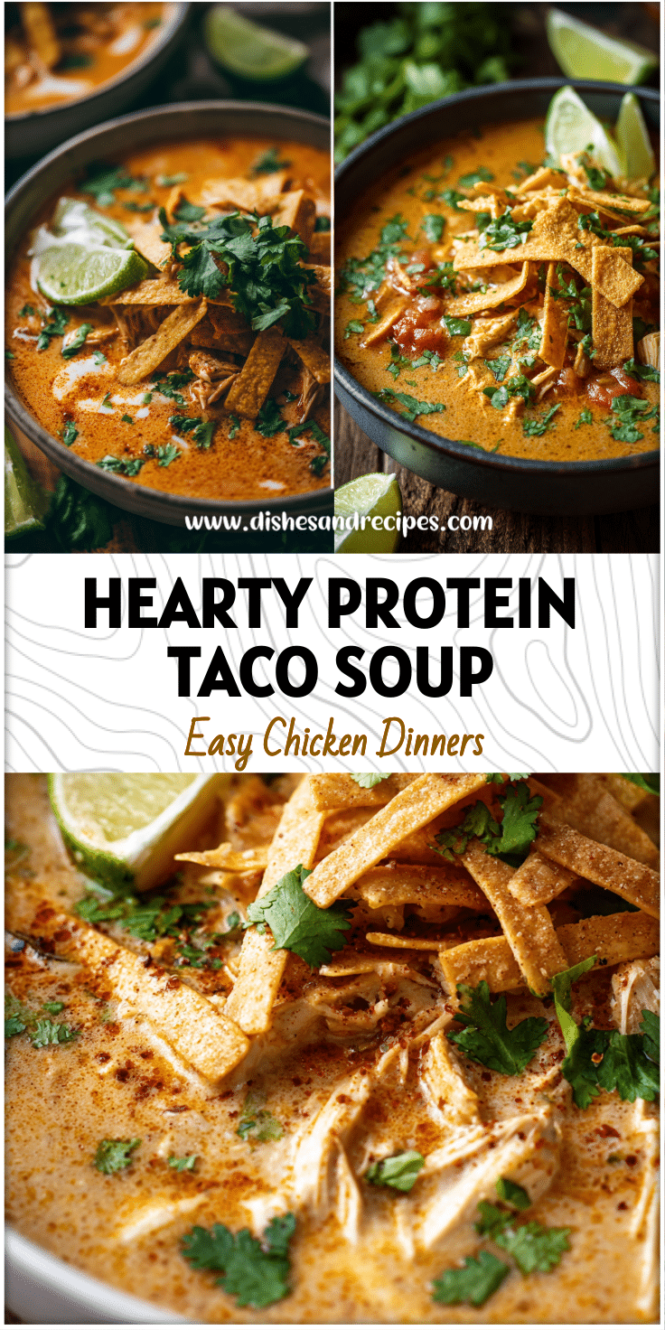Hearty High Protein Chicken Tortilla Soup Recipe | CookTune 4 Hearty High Protein Chicken Tortilla Soup Recipe CookTune