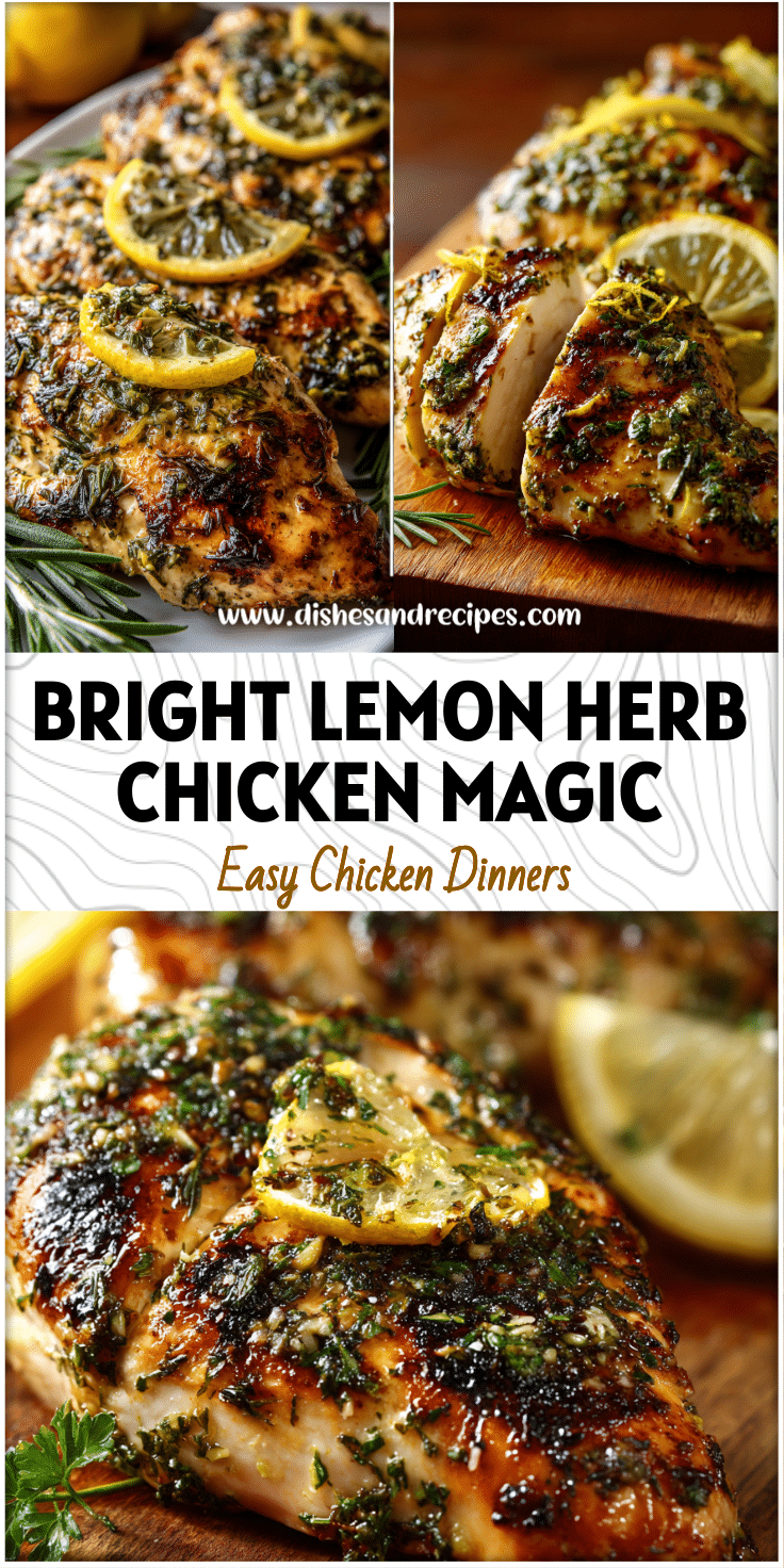 Herb Marinated Lemon Chicken Breasts: Bright Flavors for Any Season 4 Herb Marinated Lemon Chicken Breasts