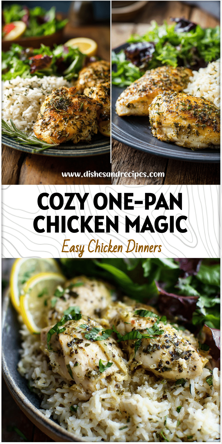 Quick & Easy One-Pan Lemon Herb Chicken and Rice Dinner 4 Quick & Easy One-Pan Lemon Herb Chicken and Rice Dinner