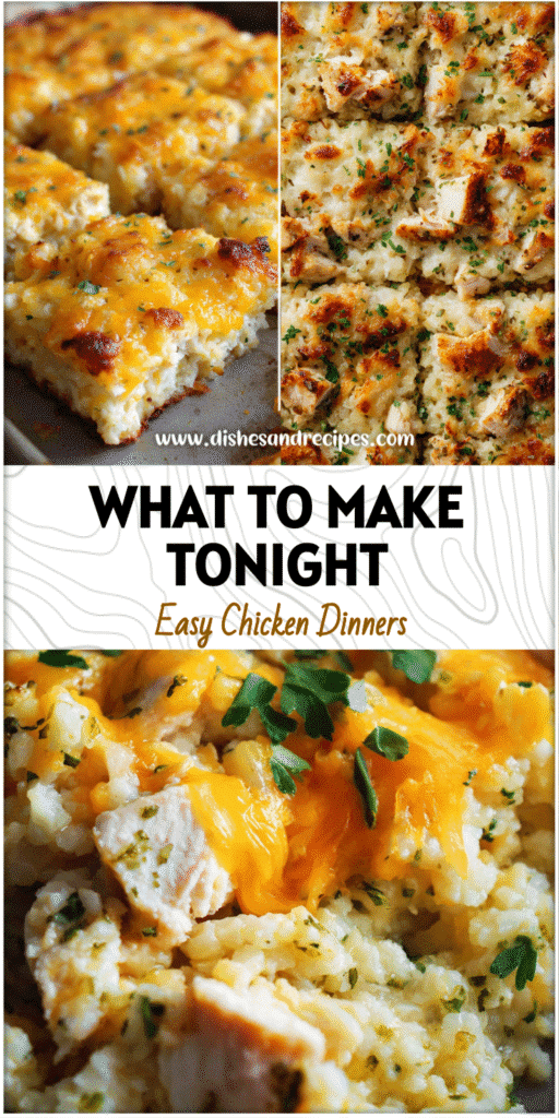 Home 34 Cheesy chicken cauliflower rice casserole cut into squares on a baking tray.