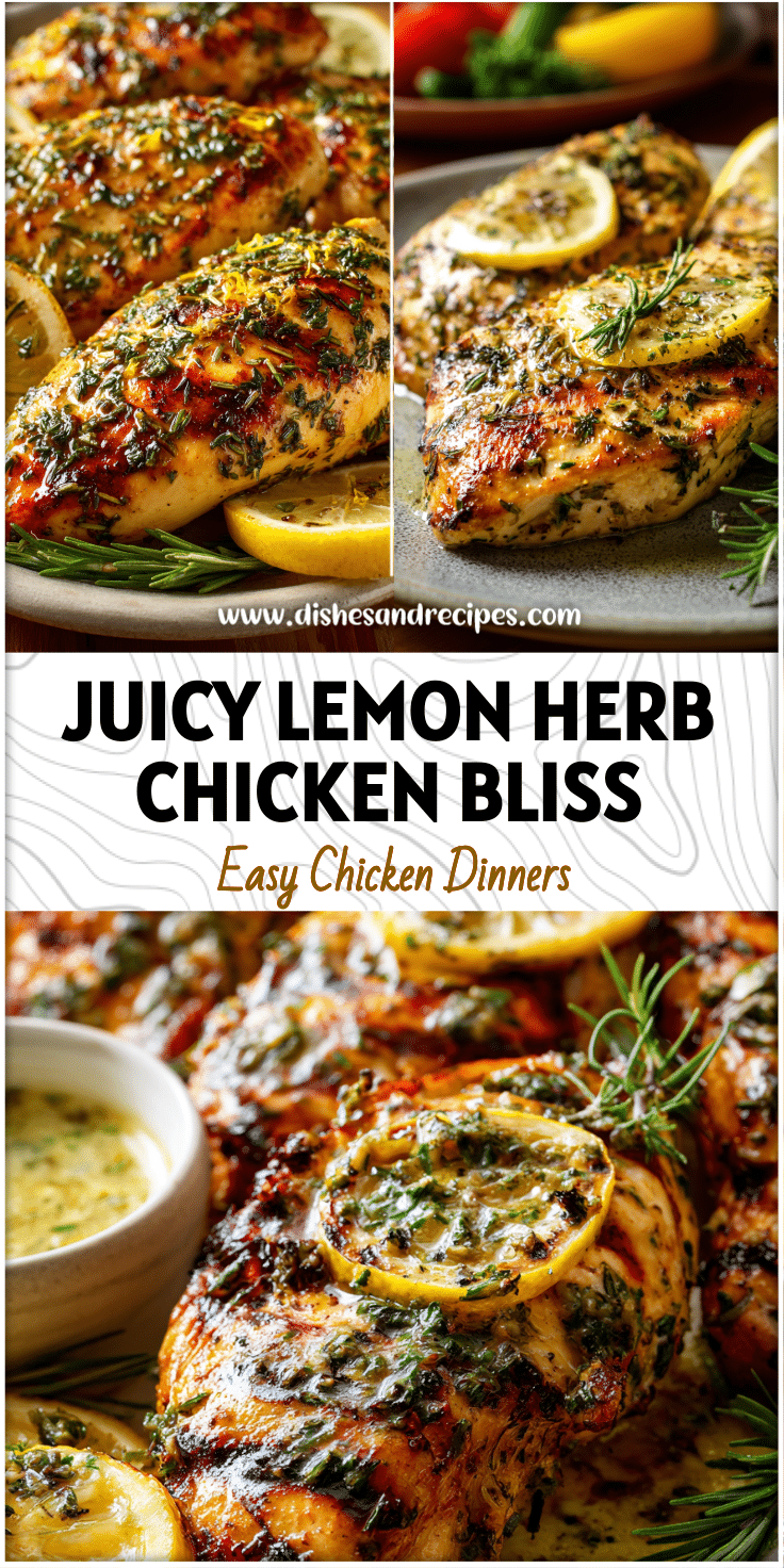Zesty Lemon Herb Chicken Breasts: Juicy and Flavorful Dinner Delight 4 Zesty Lemon Herb Chicken Breasts Juicy and Flavorful Dinner Delight