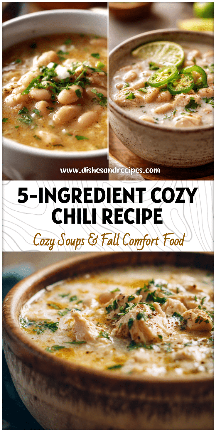 Close-up of 5-ingredient White Chicken Chili in a crockpot with creamy texture, ready to serve for dinner.