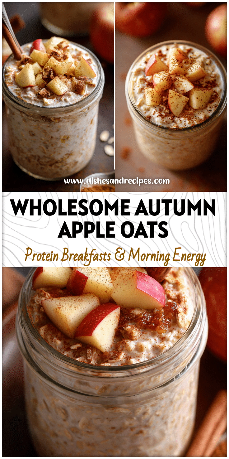Apple Cinnamon Overnight Oats for Cozy Fall Mornings