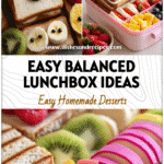 Balanced & Fun Back-to-School Lunchbox Ideas for Kids 5 Colorful lunchbox filled with fruits, sandwiches, and snacks for a Balanced Packed Lunch and Fun Packed Lunches For Kids.