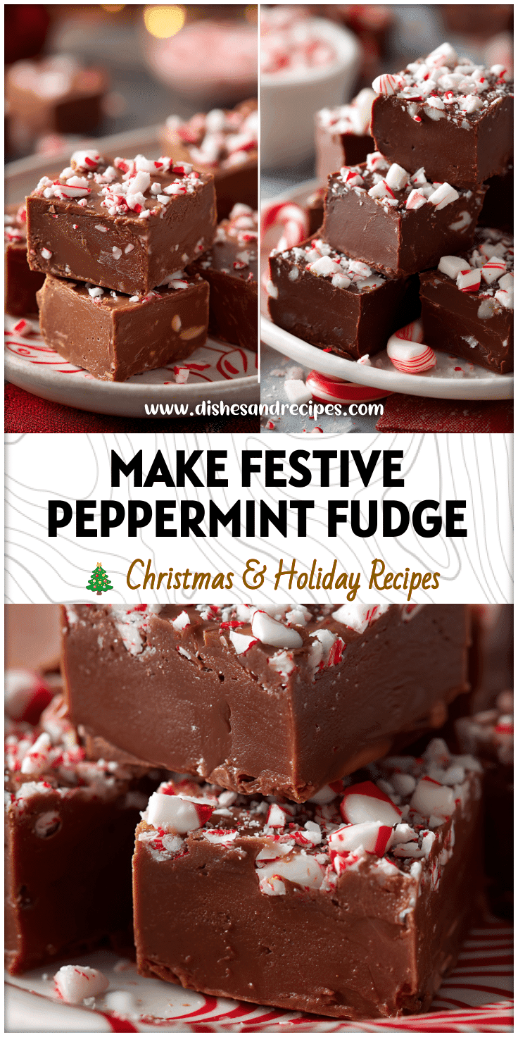 Chocolate Peppermint Fudge Recipe for Christmas Gifting