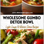 Comforting Chicken Vegetable Detox Soup for a Healthy Reset 5 Bowl of Chicken Vegetable Detox Soup styled like Detox Chicken Soup with colorful veggies in a Healthy Soup Recipes theme.