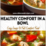 Cozy Chicken and Vegetable Stew Recipe for Easy Cold Weather Dinners 5 Bowl of Chicken and Vegetable Stew with colorful veggies, ideal for Best Homemade Recipes and Cold Weather Food Recipes.