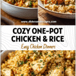 Cozy One-Pot Chicken & Rice – Easy Gluten Free Dairy Free Dinner