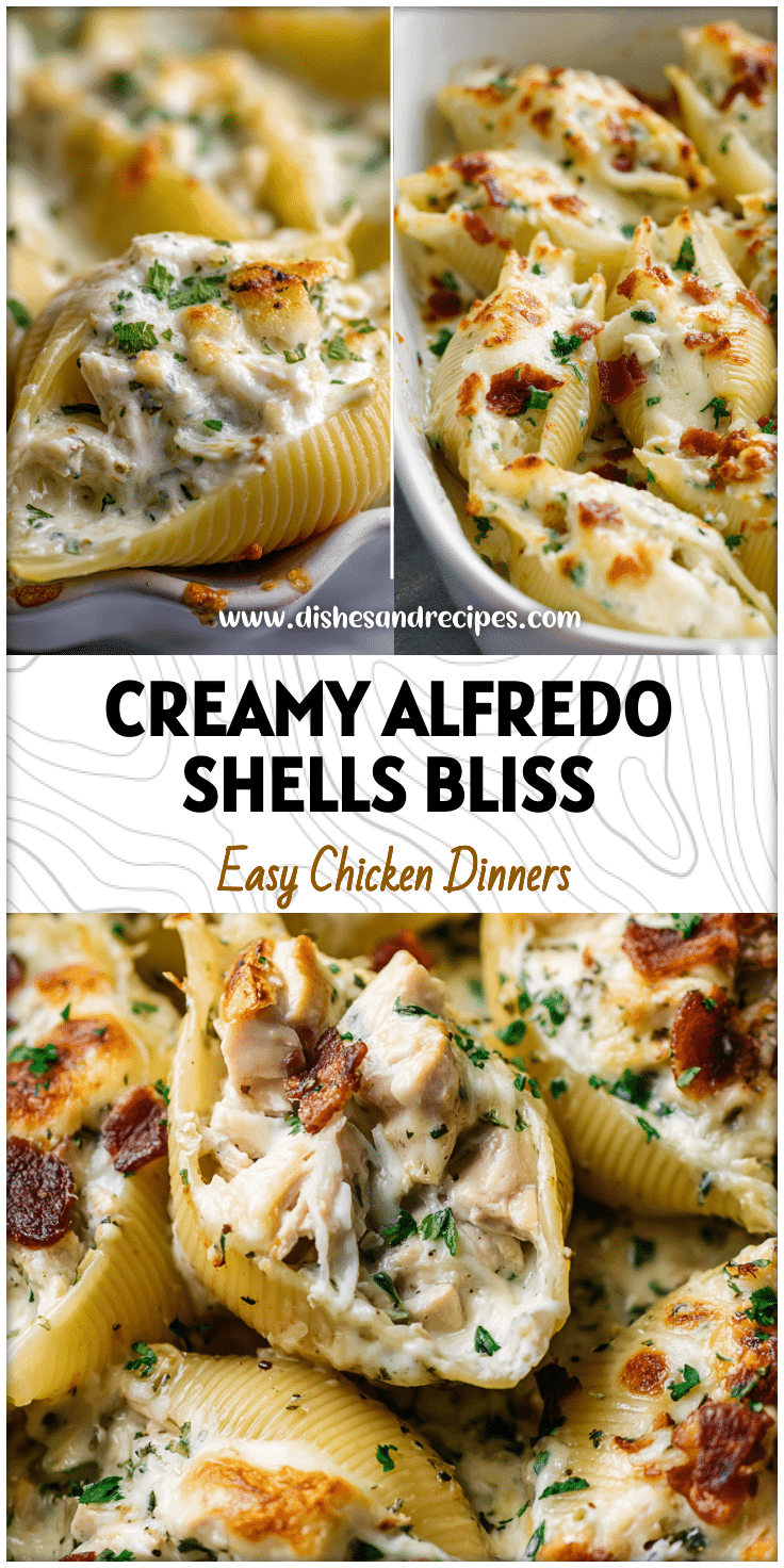 Creamy Chicken Alfredo Stuffed Shells Recipe for Cozy Dinners 4 Creamy Chicken Alfredo Stuffed Shells Recipe for Cozy Dinners