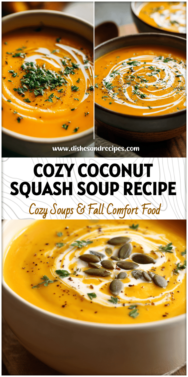 Creamy Roasted Butternut Squash Soup with Coconut Milk