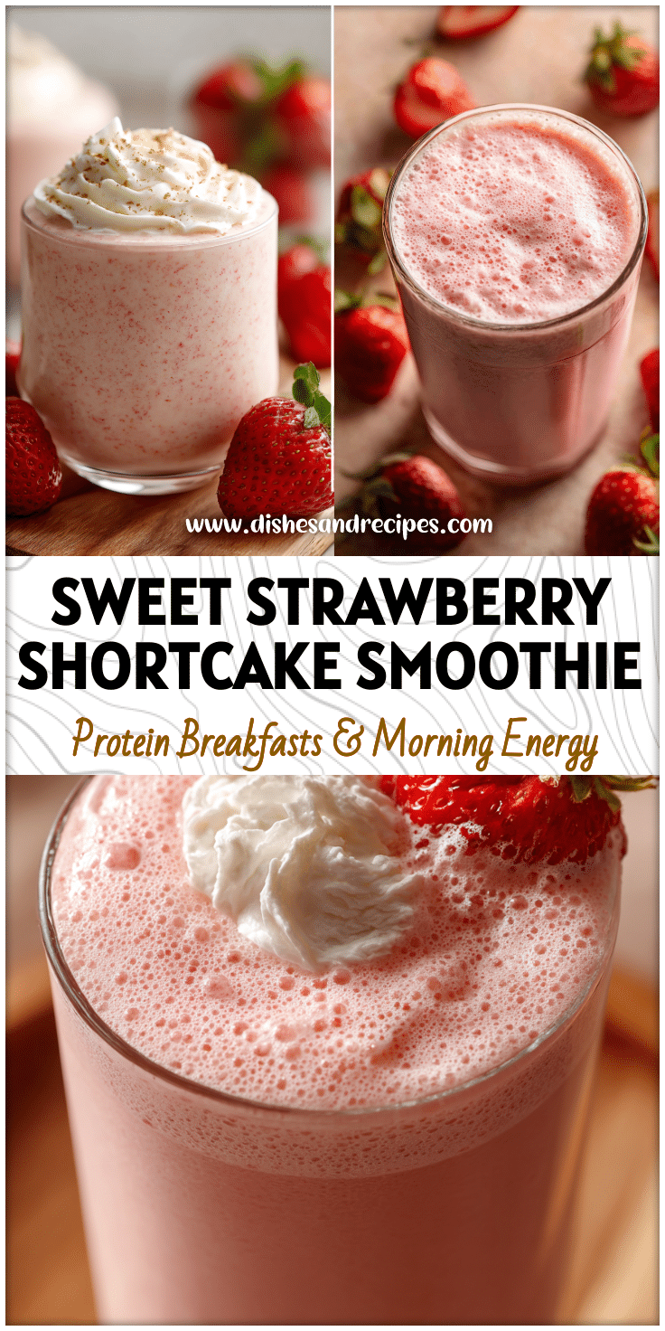 Creamy Strawberry Protein Smoothie for a Sweet & Energizing Breakfast