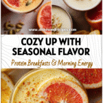 Bright Winter Smoothie with citrus slices and spices showcasing a Nourishing Drink for a Healthy Winter Food breakfast.