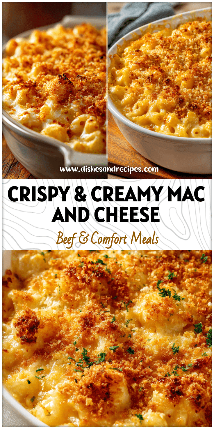 Easy Baked Mac and Cheese With Crispy Topping for Cozy Comfort Dinners