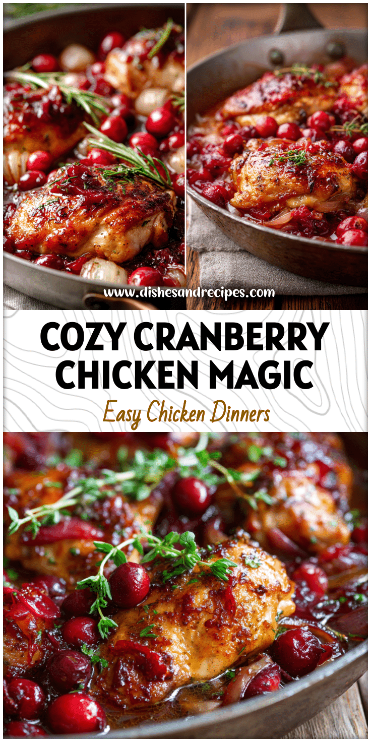 Easy Cranberry Chicken Bake for Cozy Fall Dinners