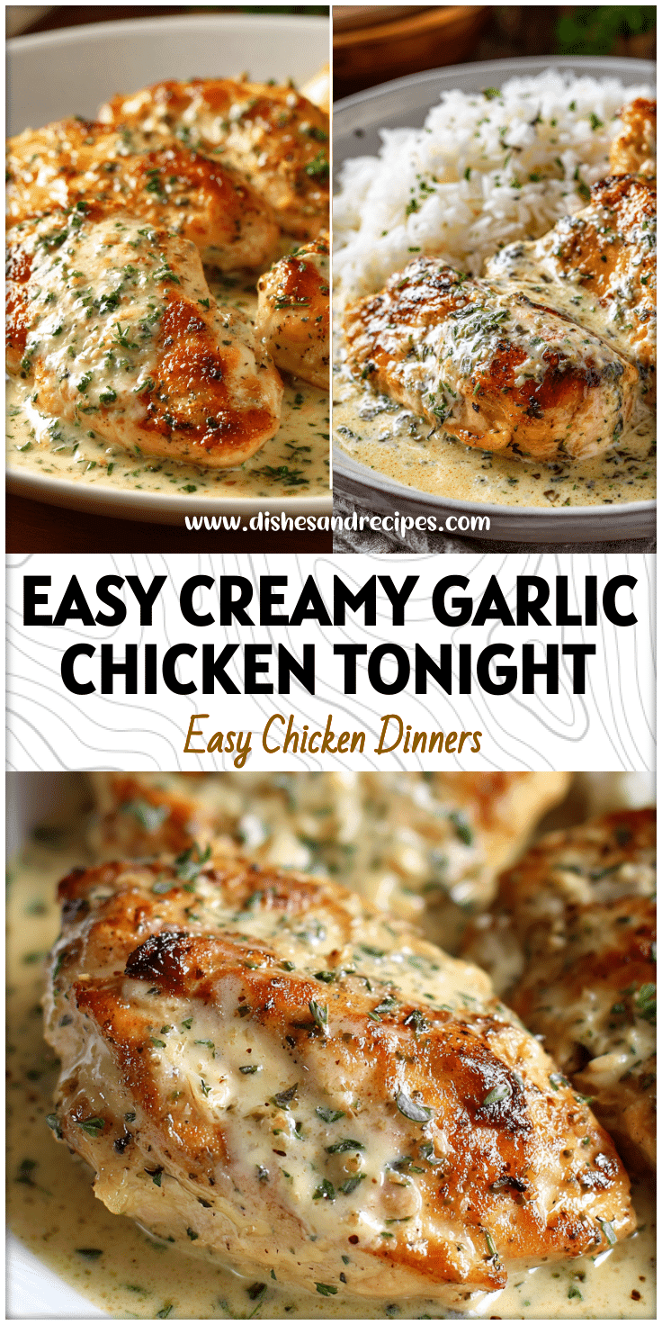 Easy Creamy Garlic Chicken Dinner Recipe Everyone Will Love