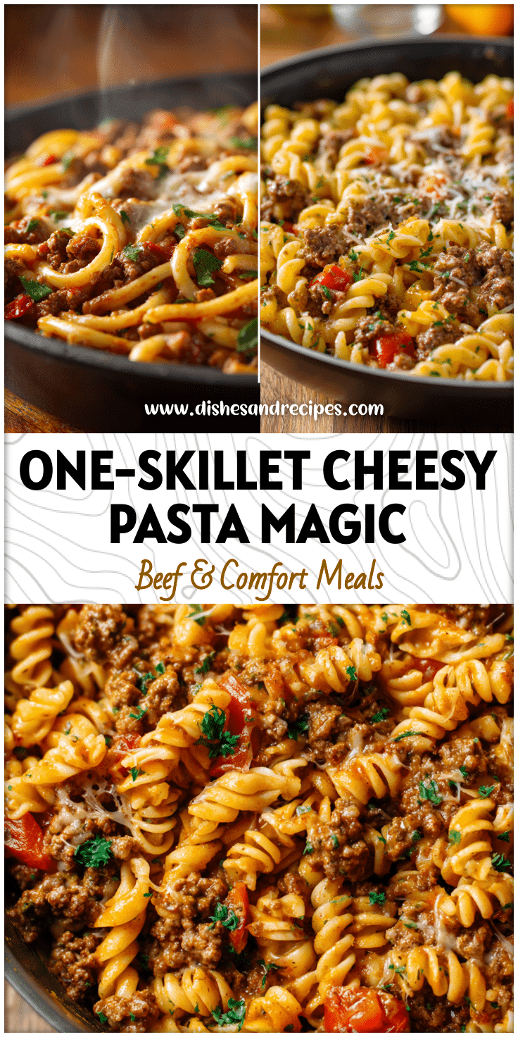 Easy Ground Beef Pasta Recipe in One Skillet